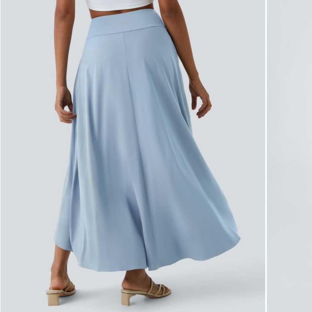 HALARA Asymmetrical Skirt with Shorts in Ballad Blue size M NWT - Picture 4 of 5